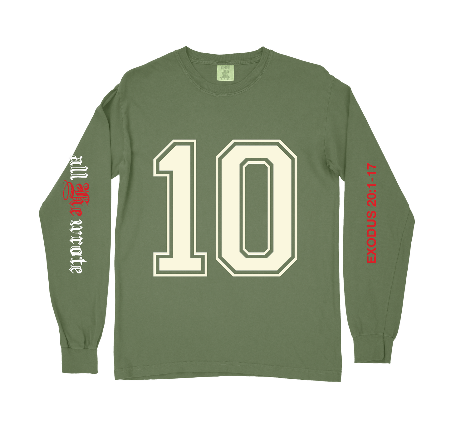 10 Commandments Long Sleeve Tee