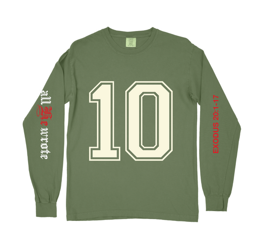 10 Commandments Long Sleeve Tee